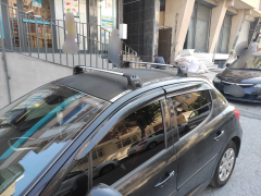 Peugeot 307 2002-2008 Portbagaj Taşıyıcı Ara Atkisi Tavan Tasiyici Paw Pro 3 Siyah