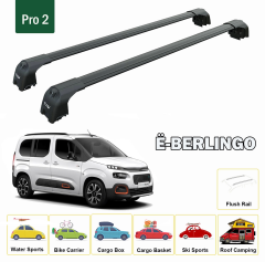 Citroen Berlingo 2022-2025 Tavan Ara Atkısı Tavan Taşıyıcı Paw Pro 2 Siyah