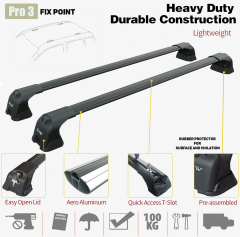 Mercedes S W221 2005-2013 Tavan Ara Atkısı Paw Pro 3 Gri