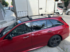 Mercedes C Estate S206 2021-2025 Portbagaj Tavan Taşıyıcı Ara Atkisi Paw Siyah